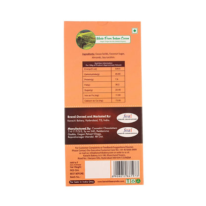 Cocoatini Organic 50% Dark Chocolate With Whole Almonds - Distacart