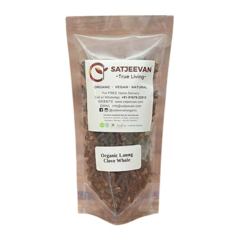 Satjeevan Organic Laung Clove Whole - Distacart