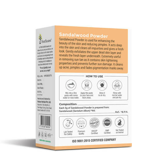 Four Seasons Sandalwood Face Pack Powder - Distacart