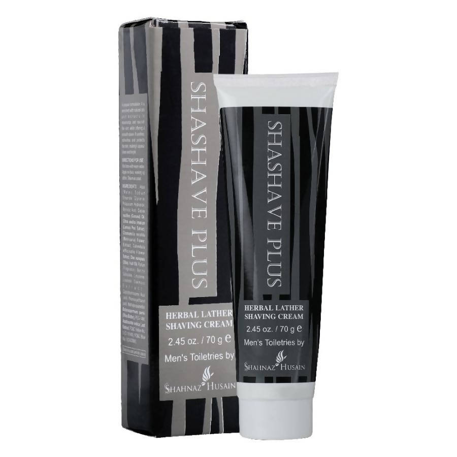 Shahnaz Husain Shashave Plus - Herbal Lather Shaving Cream 70 gm
