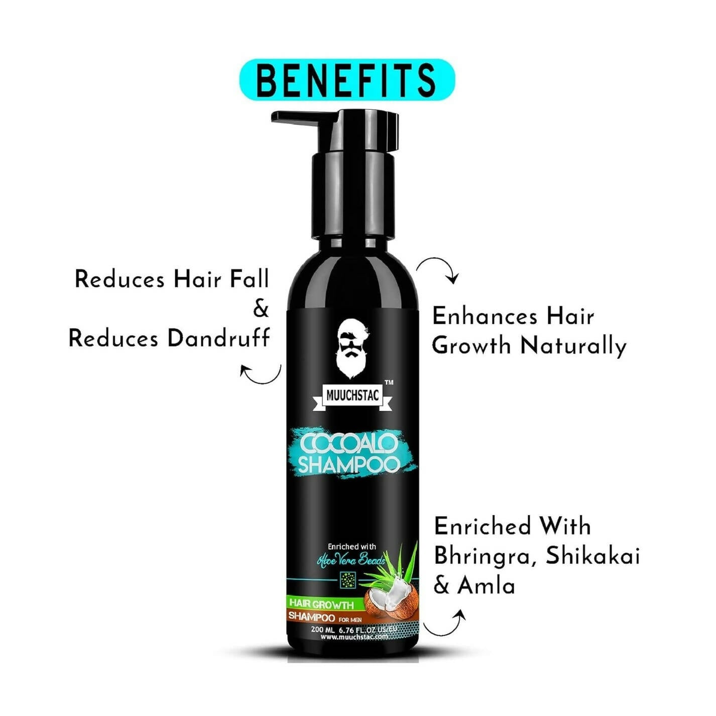 Muuchstac Cocoalo Anti-Dandruff & Anti-Hairfall Shampoo - Distacart