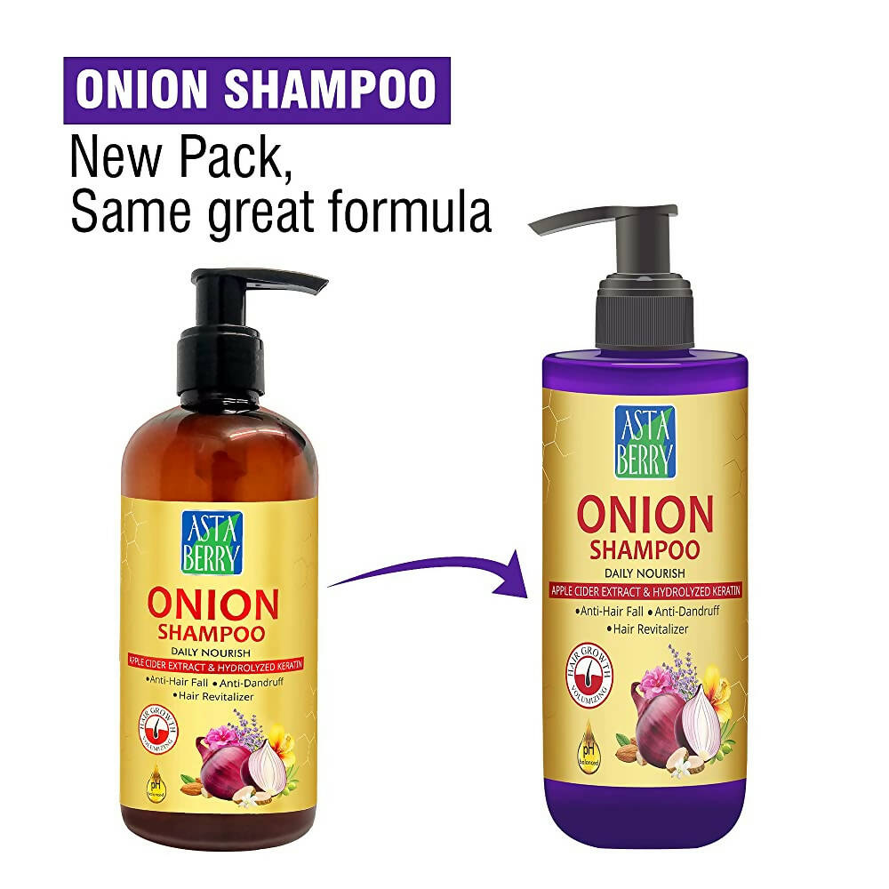 Astaberry Onion Hair Shampoo - Distacart