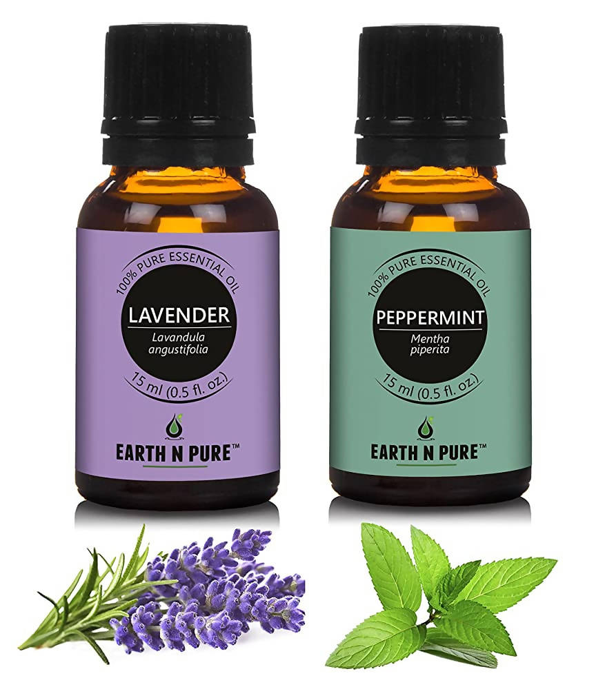Earth N Pure Lavender & Peppermint Essential Oils