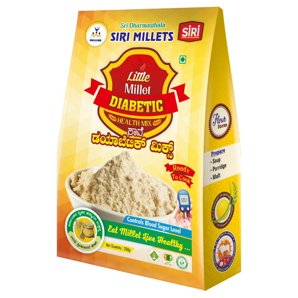 Siri Millets Little Millet Diabetic Health Mix - Nutrient-Rich Flour - Distacart