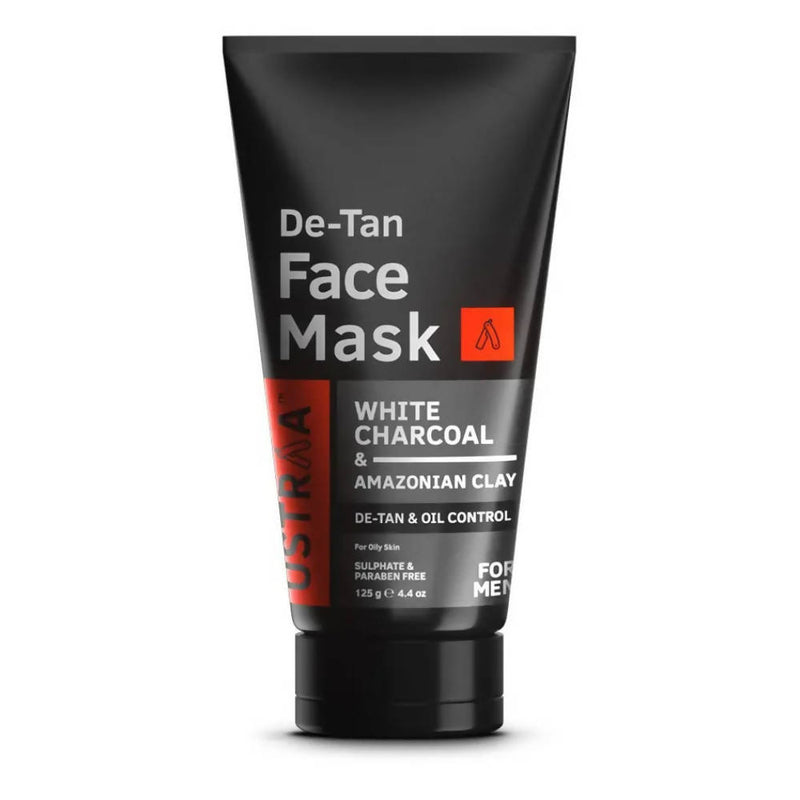 Ustraa White Charcoal &amp; Amazonian Clay De-Tan Face Mask