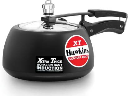 Hawkins Contura Hard Anodized Black XT 3 L Pressure Cooker (CXT30) - Distacart