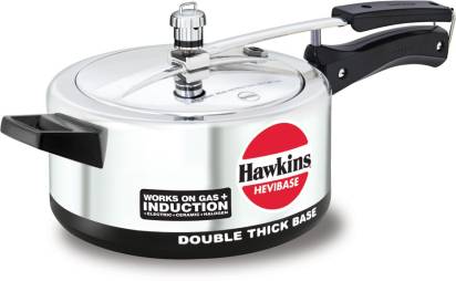 Hawkins Induction Hevibase 3.5 L Induction Bottom Pressure Cooker (Aluminium) - Distacart