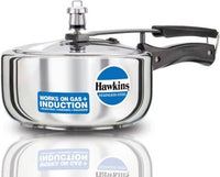Thumbnail for Hawkins Stainless Steel 3 L Induction Bottom Pressure Cooker (HSS3W) - Distacart