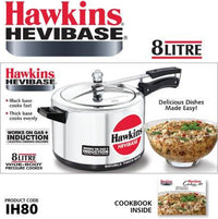 Thumbnail for Hawkins Hevibase 8 L Induction Bottom Pressure Cooker (IH80) - Distacart