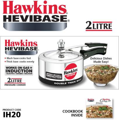Hawkins Hevibase 2 L Induction Bottom Pressure Cooker (IH20) - Distacart