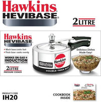 Thumbnail for Hawkins Hevibase 2 L Induction Bottom Pressure Cooker (IH20) - Distacart