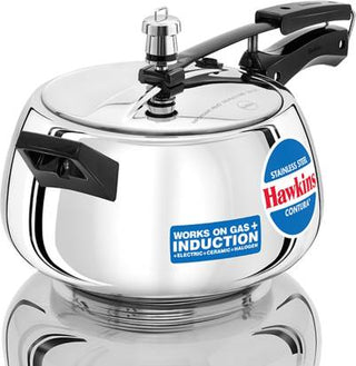 Hawkins Stainless Steel Contura 5 L Induction Bottom Pressure Cooker (SSC50) - Distacart