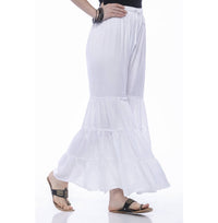 Thumbnail for Mominos Fashion Reyon Cotton White Palazzo - Distacart