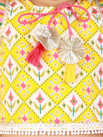 Thumbnail for Lil Drama Girls Ghaghra Choli Set - D Yellow - Distacart