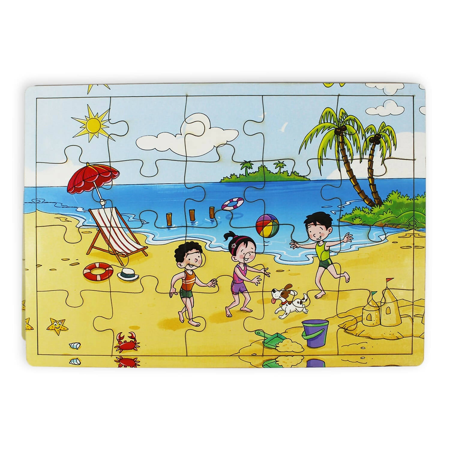Matoyi Beach Jigsaw Puzzle For Kids - Distacart