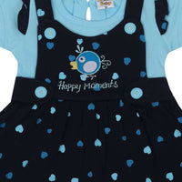 Thumbnail for NammaBaby Baby Girl's A-Line Mini Frock Dress - Blue 117 - Distacart