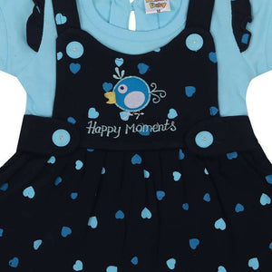 NammaBaby Baby Girl's A-Line Mini Frock Dress - Blue 117 - Distacart