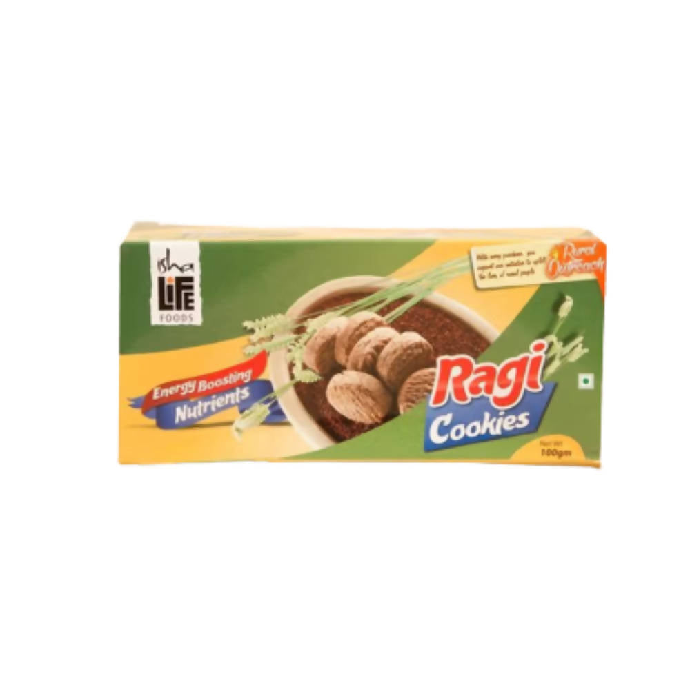 Isha Life Ragi Cookies (Finger Millet Cookies) - Distacart