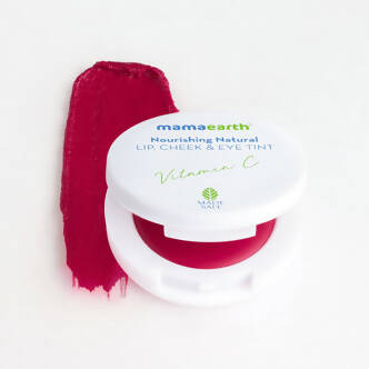 Mamaearth Nourishing Natural Lip Cheek & Eye Tint With Vitamin C & Beetroot-Beet Red - Distacart