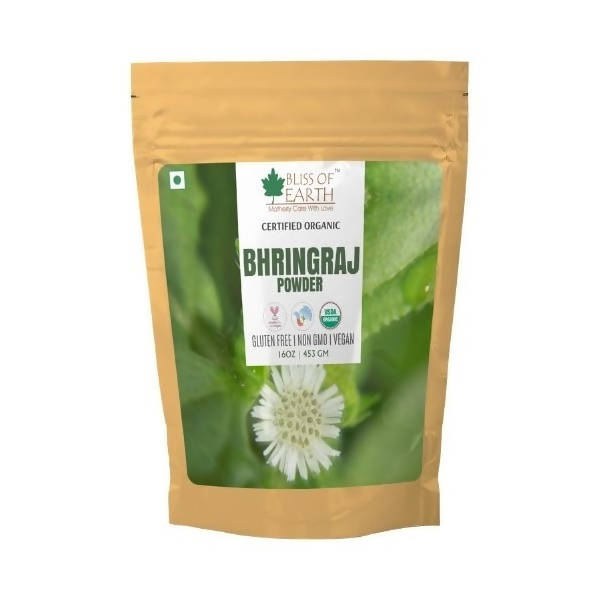 Bliss of Earth Certified Organic Bhringraj Powder - Distacart