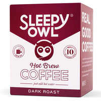 Thumbnail for Sleepy Owl Coffee Dark Roast Hot Brew Bags