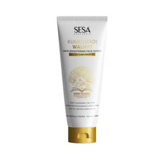 Sesa Ayurvedic Kumkumadi Walnut Face Scrub - Distacart