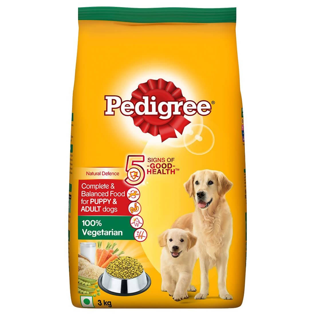 Pedigree Puppy & Adult Vegetarian Dry Dog Food - Distacart