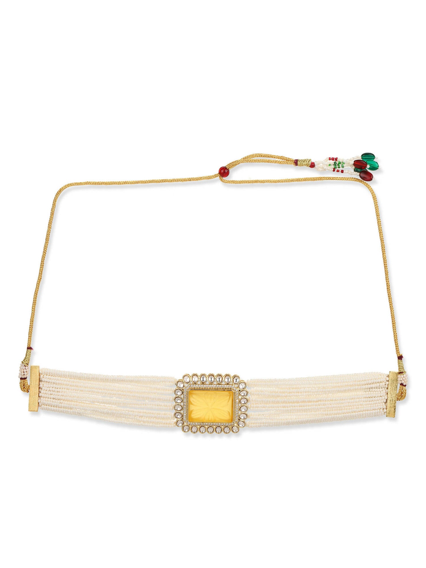 Women's Gold-Plated Necklace - Ruby Raang - Distacart