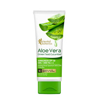 Thumbnail for Oriental Botanics Aloe Vera, Green Tea & Cucumber Sunscreen SPF 50