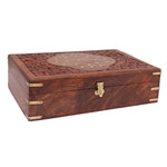 Thumbnail for Nizalia Carved Motif Of Flora Handmade Jewellery Box