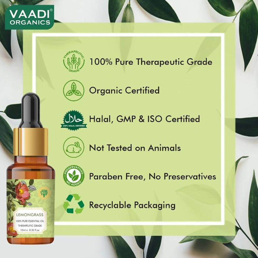Vaadi Herbals Lemongras Oil Therapeutic Grade - Distacart