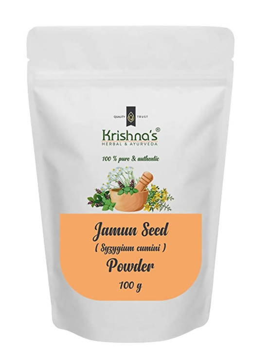 Krishna's Herbal & Ayurveda Jamun Seed Powder - Distacart