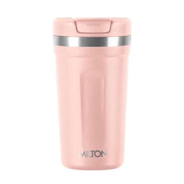 Milton Corral Thermosteel Insulated Coffee Mug Tumbler - 400ml (Peach) - Distacart