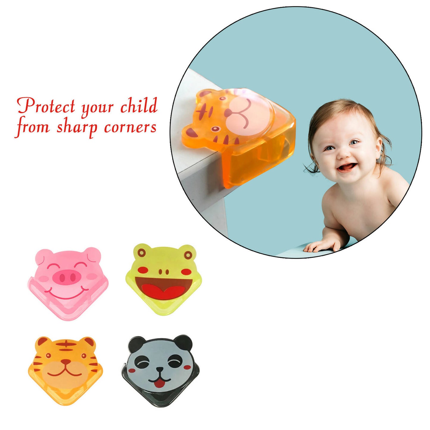 Safe-O-Kid Frog Shaped, Compact Corner Safety For Sharp Corners, Green - Distacart