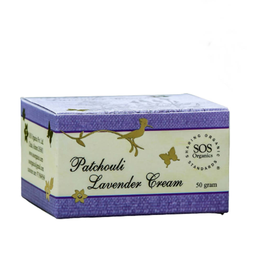 SOS Organics Patchouli Lavender Cream - Distacart