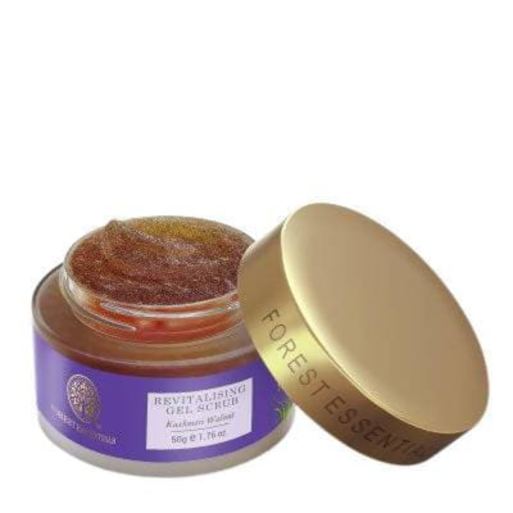 Forest Essentials Revitalising Kashmiri Walnut Gel Scrub - Distacart