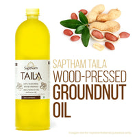 Thumbnail for Saptham Taila Groundnut Oil - Distacart