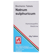 Thumbnail for Adel Homeopathy Natrum Sulphuricum Biochemic Tablets - Distacart