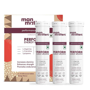 Man Matters Perform Energy Booster Tablets