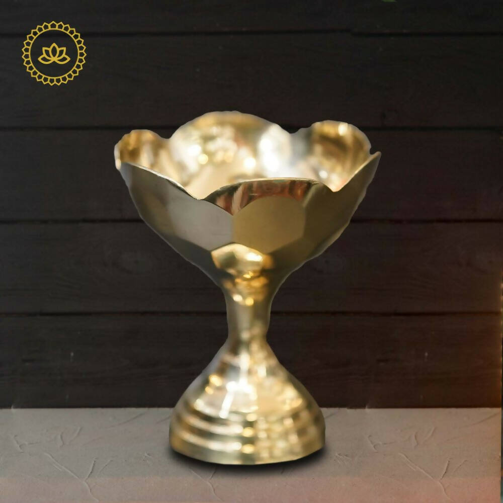 Brass Diamond Diya - Distacart