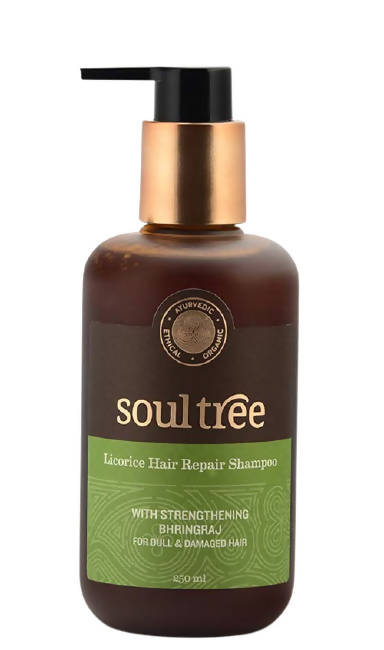 Soultree Licorice Hair Repair Shampoo With Strengthening Bhringraj - Distacart