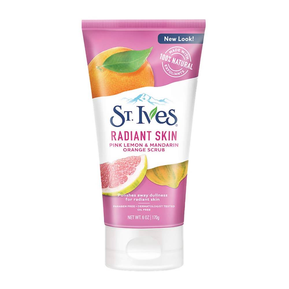 St. Ives Radiant Skin Pink Lemon and Mandarin Orange Scrub - Distacart