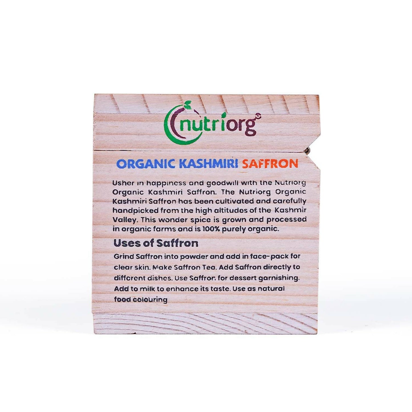 Nutriorg Certified Organic Kashmiri Saffron - Distacart