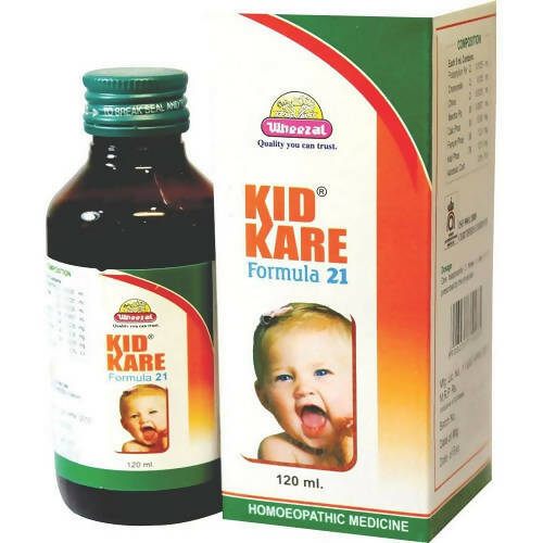 Wheezal Homeopathy Kid Kare Formula 21 Syrup - Distacart