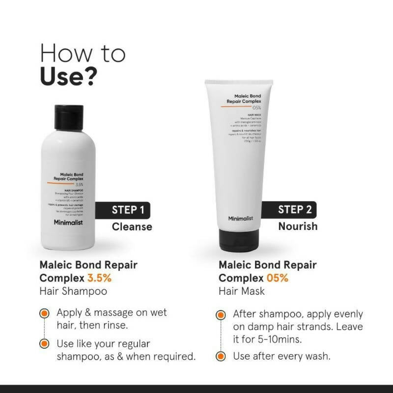 Minimalist Maleic Bond Repair Complex 5% Hair Mask - Distacart