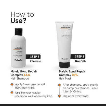 Minimalist Maleic Bond Repair Complex 5% Hair Mask - Distacart