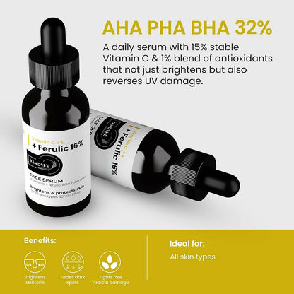 Vandyke Vitamin C + E + Ferulic 16% Face Serum - Distacart