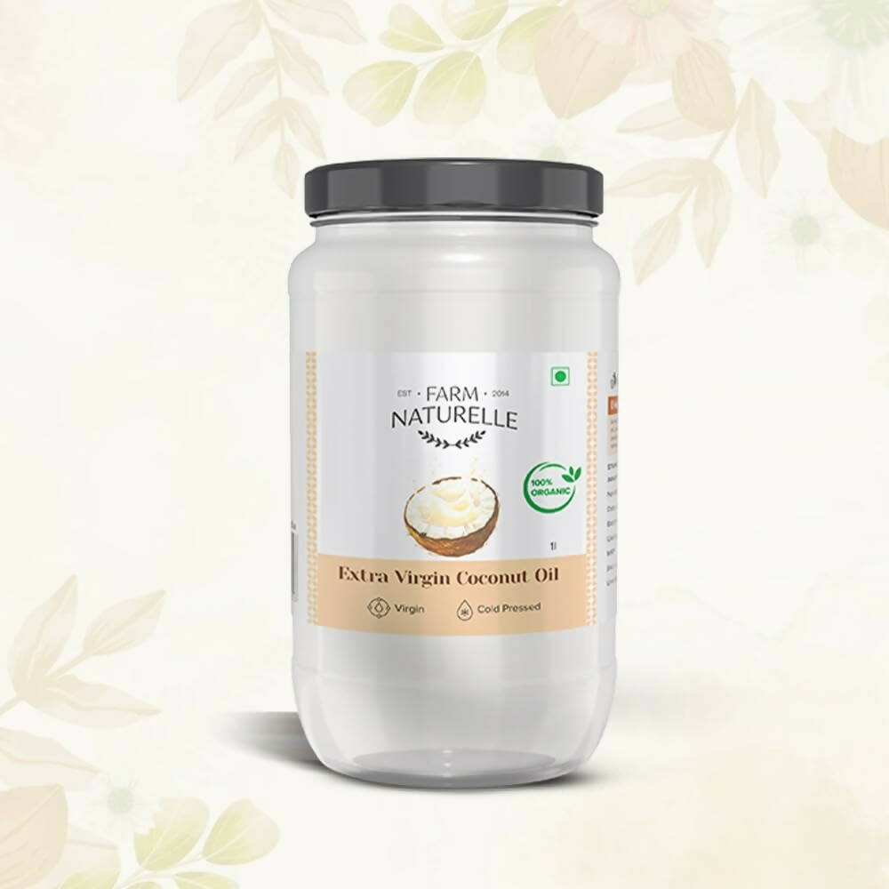 Farm Naturelle 100% Pure Organic Extra-Virgin Cold Pressed Coconut Oil - Distacart