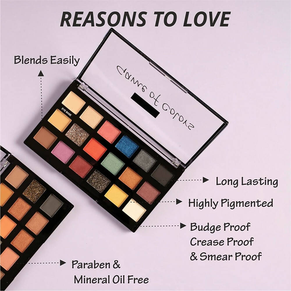 Flicka Game Of Colors Eyeshadow Palette - On High Note - Distacart