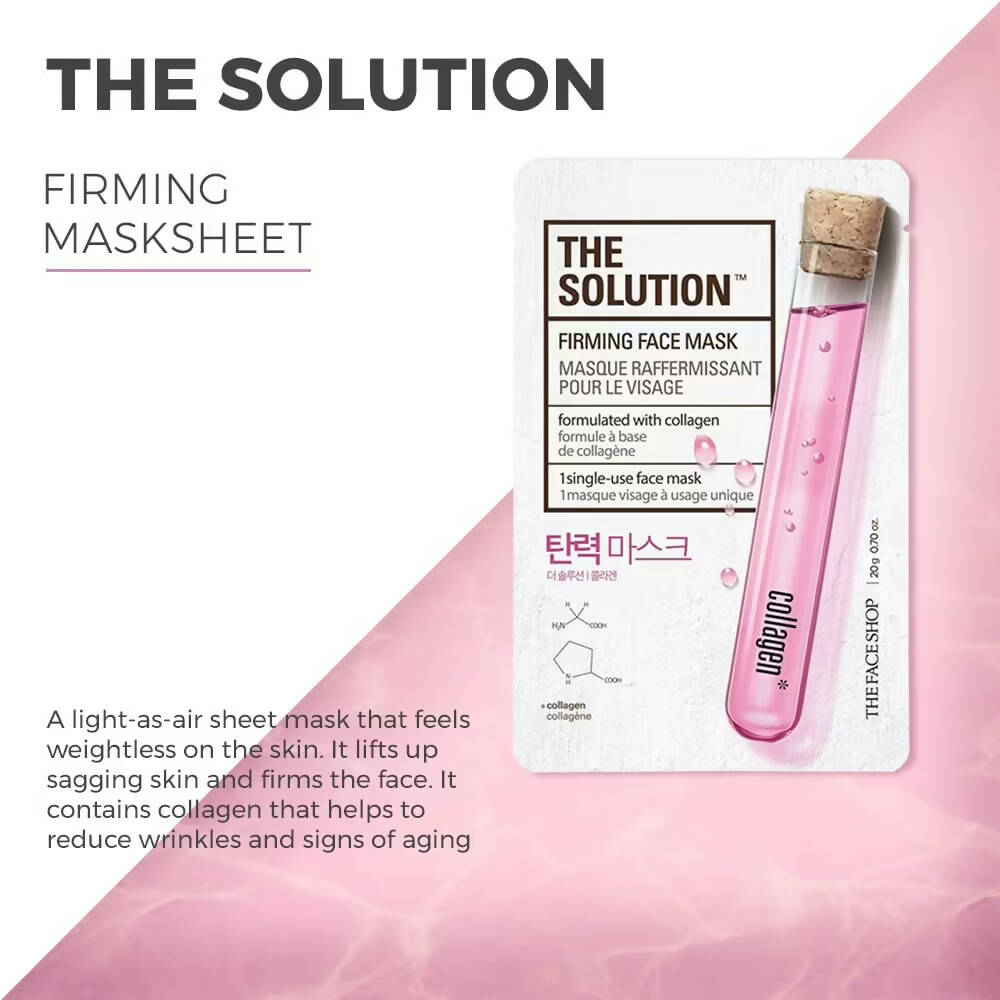 The Face Shop The Solution Firming Face Mask - Distacart